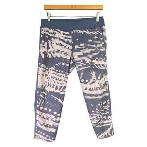 Adidas Women's Blue Graphic 3/4 Leggings Size M Climacool Stretch‎